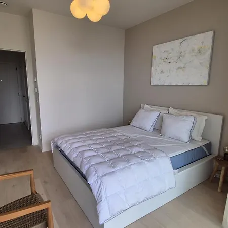 Uitzicht Luxe Met Ruim Terras Zwembad & Gym Apartment Ostend