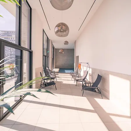Uitzicht Luxe Dunes Met Terras Pool & Gym Lägenhet Oostende